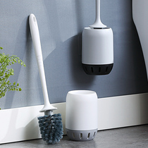 Advanced Toilet Brush Home No Dead Angle Wall-mounted Washroom Cleaning Brush Shelve Toilet Brush Shelve Hung Wall Style