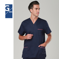 Hand washing clothes Short-sleeved mens and womens split suit Operating suit Operating suit Korean version of brush hand clothes Doctor clothes overalls cotton