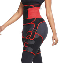 Sweat belt Three-in-one hip lifting belt sweat sports bodybuilding waist one-piece adjustable waist and leg thigh cover