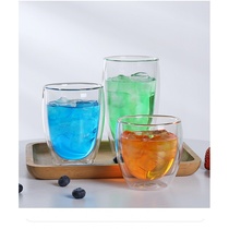 Creative double-layer household water Cup heat insulation Cup heat-resistant water Cup High Borosilicate Glass
