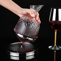 Rotating tumbler decanter Household automatic shaking wine god gyro high-end luxury crystal glass jug