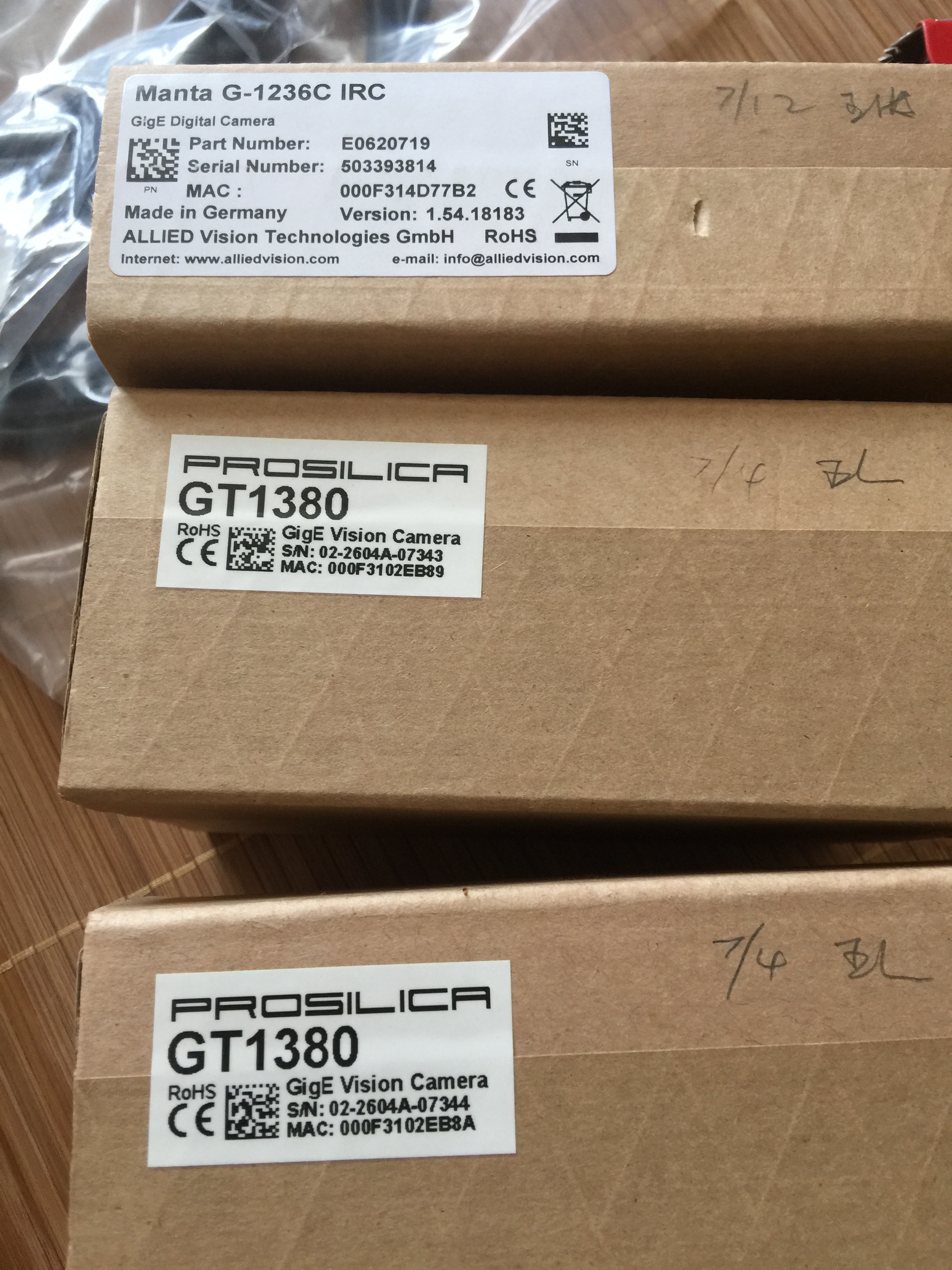 Prosilica GT1600 Prosilica GT1600C German AVT Industrial Camera