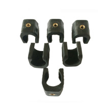 Copper screw hole LED flashlight light clip cylindrical speaker camera DV 22-27mm diameter fixed clip transfer U clip