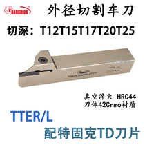 HENSPA Grooving tool holder TTER L with Teguk blade 1616 2020 2525-2-3-4-5