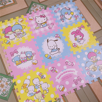 Sanrio climbing mat splicing baby childrens Mat cartoon climbing mat childrens bedroom environmentally friendly household floor mat