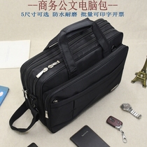 Oxford Cloth Briefcase Men Business Mens Bags Handbag Canvas Large Capacity Computer Bag Official Business Documents Bag
