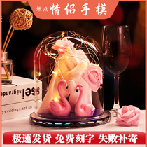 Couple hand film 3d hand model gift diy clone powder adult making material gypsum powder hand touch ink homemade