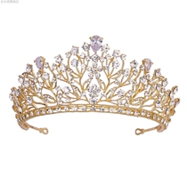New style new bridal headdress princess zircon crown headdress fairy crown wedding dress wedding hair accessories 2