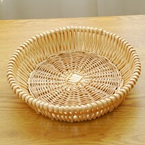 Rattan steamed buns basket willow bread basket buns home egg baskets kitchen woven storage baskets desktop fruit plates