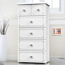 High-end 60cm thick large drawer storage cabinet combination cabinet baby wardrobe 5-layer toy locker