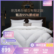 Five star hotel 120 eiderdown quilted by winter 95 white goose down Official goose down by duvet quilted air conditioning by summer