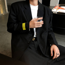 2021 spring and autumn new design sense Korean version of the small suit mens casual loose high-end suit jacket ins trend