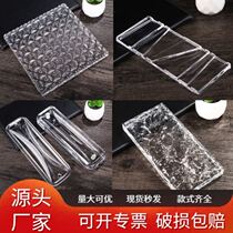 Glass hanging piece glass brick decoration partition wall background wall crystal frosted crystal brick screen art fine grinding metal