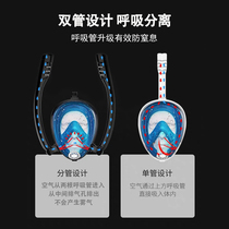 Sanbao respirator mask swimming mirror mask mirror equipment full Dry Diving Snorkeling