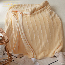 TOUCH MISS BLANKET THICKENED BRIEF MODERN OFFICE AFTERNOON NAP COUCH COVER BLANKET FOUR SEASONS AIR CONDITIONING FUR TOWELS