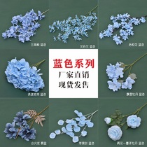Blue hun li tang decoration ocean peony Oncidium hydrangea blossoms fog grass Ping-Pong Ju Dahlia eucalyptus