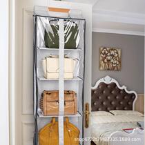 High-end totally enclosed dust-proof double gold zipped door rear wall covered bag containing hanging bag wardrobe bag hat cashier bag
