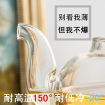 Ae Ceramic flower tea tea set Pastoral glass flower tea pot Heating tea set Filter liner Candle insulation Afternoon