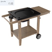 HBX outdoor garden-style multi-function barbecue car villa BBQ carbon oven electric barbecue HB-301D