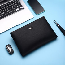 Caravan Alligator Mens Hands Bag Genuine Leather Business Casual Hand Grab Bag Fashion Trend Bull Leather Large Capacity Hand Grab Bag