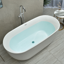 Acrylic household small apartment thin Side hotel B & B bathroom bathroom independent adult double noble bath tub