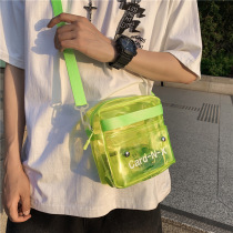 Bag Packs Women 2022 New Fashion Foreign Air Skew Satchel Shoulders 100 Hitch Day Ensemble Personality Couple Net Red Jelly Bag