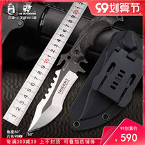 HANDao high hardness VG10 field survival saber outdoor tactical straight knife knife self-defense military knife survival knife