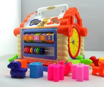 Childrens music multi-function game table happy little world fun house wisdom benefit Intelligence high-end baby toys