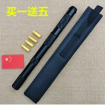 Three-edged army edge Three-edged army thorn saber High hardness high sharpness Outdoor small straight knife sleeve Steel pipe knife sleeve-scabbard