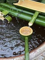 Water spray system bamboo circulating water flow device bamboo tube water bamboo club courtyard study beautification farm personality
