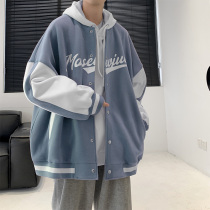 2022 new baseball uniform jacket men spring and autumn high street casual clothes spring Hong Kong wind ins tide brand loose jacket