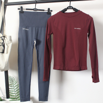 Yoga clothing autumn and winter sports suit female gym professional high-end fashion running fitness quick-drying Net red long sleeve