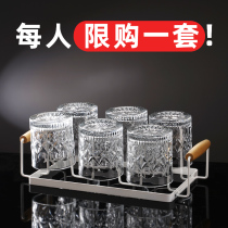Whisky Cup set ins Wind Nordic crystal glass home creative bar beer glass wine cup