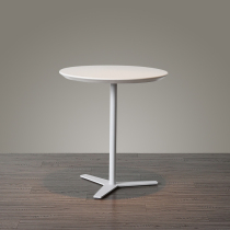 Modern minimalist living-room sofa edge a few white round Euro style corner several balcony-like room mobile coffee table tea table