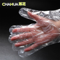 (Member Special) Camellia disposable gloves PE gloves 100 only thick film gloves 3501