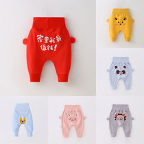 Childrens pants male and female baby autumn and winter hit bottom long pants big fart pants baby baby big PP pants spring y1213