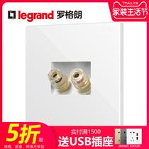 TCL Roglang Switch Socket Panel CLASSIC WHITE ONE SOUND TWO-HEAD SOUND BOX JOINT STRONG SIGNAL