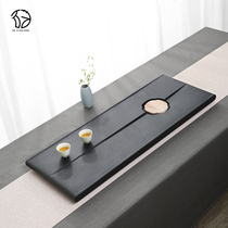 Natural Ujinshi Tea Tray Wood Fossil Tea Stand Home Office Modern Light Luxury Simple Kung Fu Tea Set Chinese Tea Sea