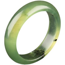 Identification certificate jade jewelry Jade Xiuyan jade and Tian jade bracelet ring jewelry ornaments