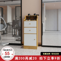 Barber shop tool cabinet hair salon special tool table beauty salon mirror table holder hair cutting Cabinet cart