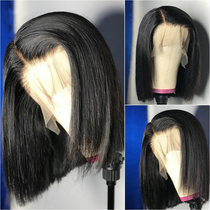 9A remy Human Hair short Cut Lace front T PART Bob Wigs