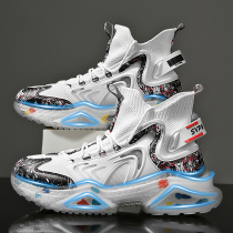aj mens shoes summer breathable Li Ning Air force one Wade high top sneakers official boys non-slip sports basketball shoes