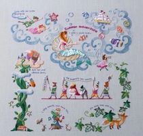 LIR Handwriter Fairy Tale Kingdom Material Bag Suit Diy Embroidery Pattern Design Work New Product Shelves