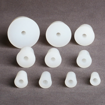 8mm perforated silicone plug with hole laboratory triangle flask test tube high temperature wine jar plug hole cone