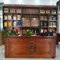Chinese restaurant cashier Bar Wine cabinet Combination Tobacco hotel Hot pot restaurant counter Tea restaurant reception desk Front desk table