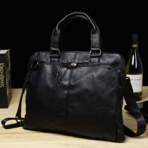 To Zumbra Da Europe Station New Mens Bag Genuine Leather Business Handbag Han Edition Briefcase Diagonal Satchel Trend