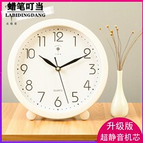Clock ornaments Personality creative clock Household desktop living room bedroom silent desktop table clock Modern simple table clock