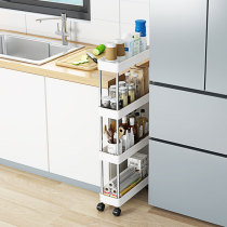 Kitchen slot 14cm narrow seam 15cm gap 17cm refrigerator side small debris storage shelf
