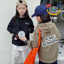 William Home) 21aw autumn and winter New Men and women children Japanese tide card park hooded windbreaker jacket jacket with storage bag