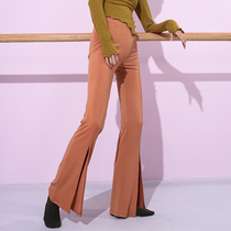 Gorgeous solo modern dance pants female micro-Lama pants shape pants straight tube loose classical dance practice uniforms practice pants